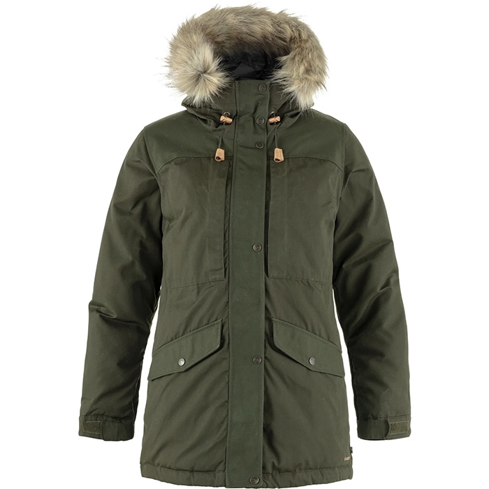 Fjällräven Singi Down Jacket Kvinder / Damer-deep Grøn-xl - Vinterjakker