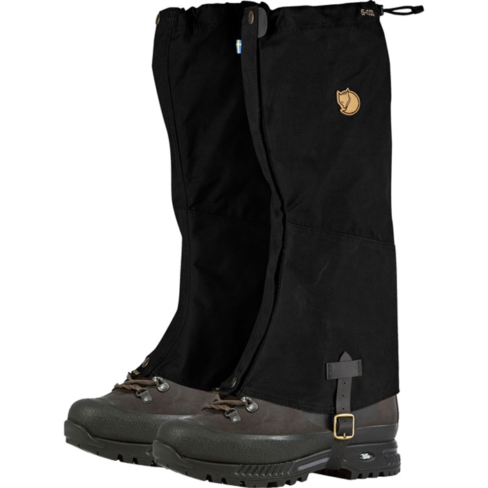 Fjällräven Singi Gaiters-black-S/M – Tilbehør til støvler, sko
