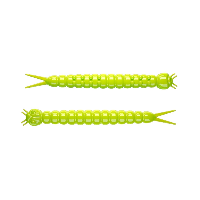 Libra Lures Slight Worm Ost 38 mm-apple green – Gummisfisk, shad, jig