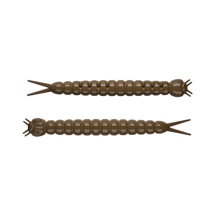 Libra Lures Slight Worm Ost 38 mm-brown – Gummisfisk, shad, jig