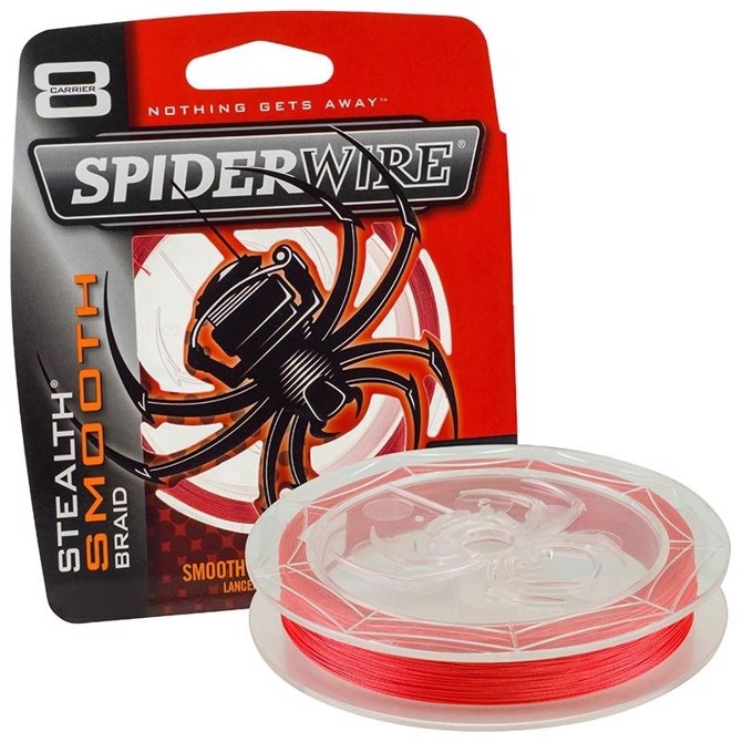 Billede af Spiderwire Stealth 240m rød, 0,40 mm / 49,2 kg - Fletline / Fireline