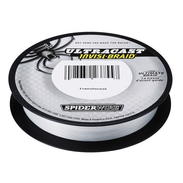 Spiderwire Ultracast Invisibraid fletline hvid, 110m