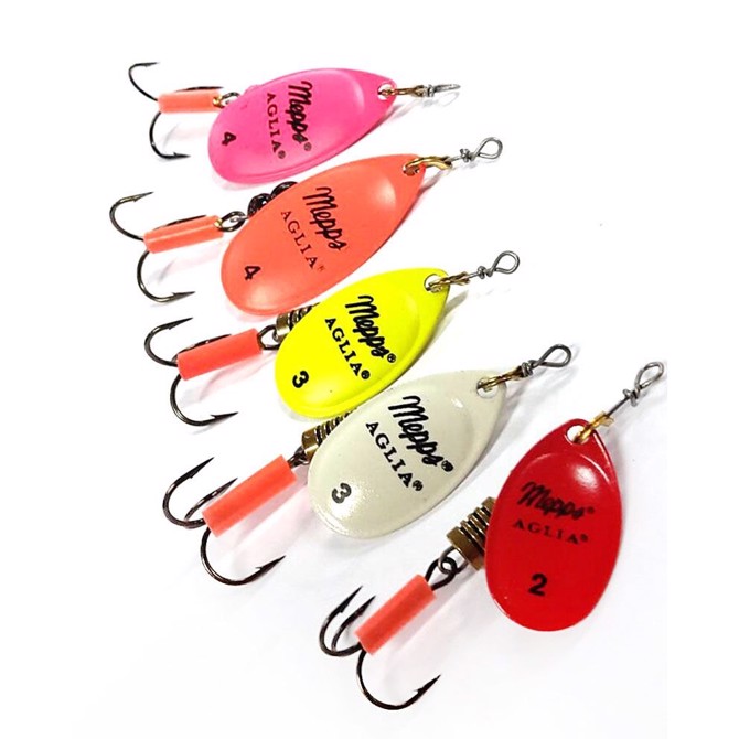 Mepps Aglia Fluo spinner-4-fluo PBlå – Spinner