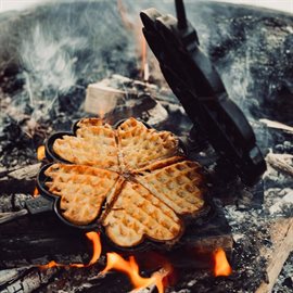 Stabilotherm Waffel støbejern til bål