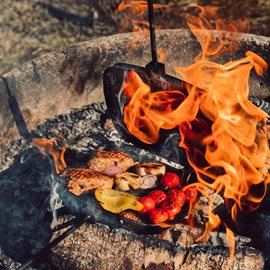 Stabilotherm Grill støbejern til bål