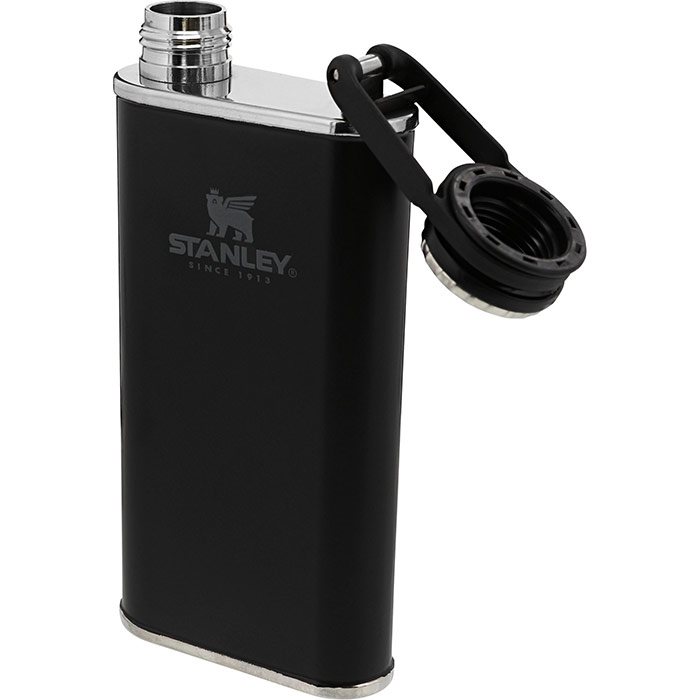 Billede af Stanley Classic Wide Mouth Flask 0,23 L-matte black - Drikkeflasker /-dunk