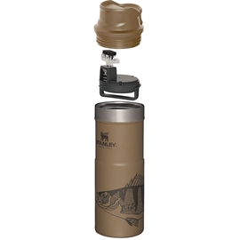 Stanley Trigger Action Travel Mug 0,47L, tan peter perch