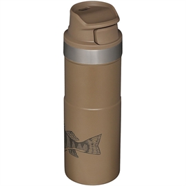 Stanley Trigger Action Travel Mug 0,47L, tan peter perch