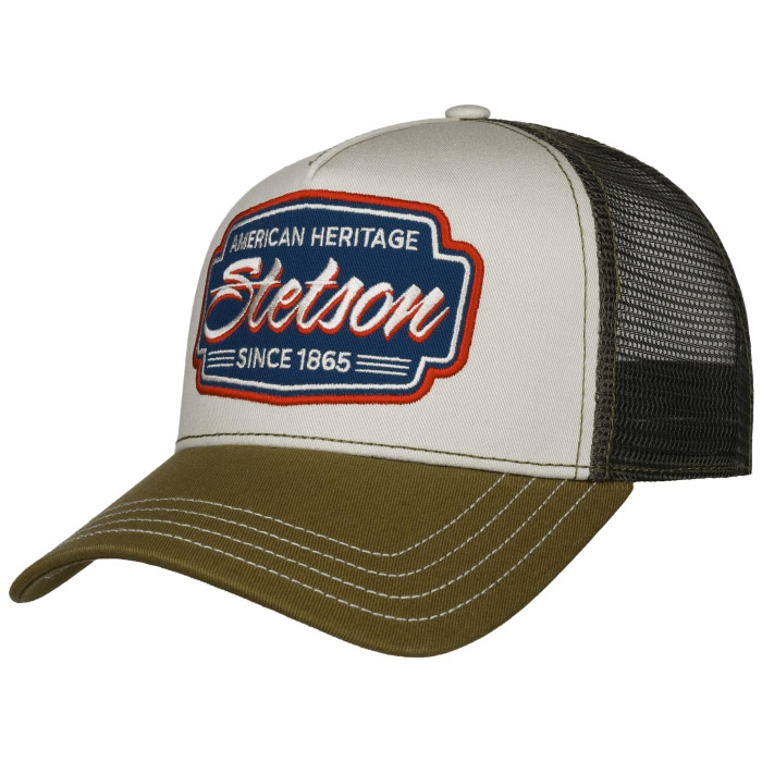 Stetson Trucker Cap American Heritage, olive - Baseball cap, kasket