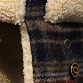 Stetson Bomber Cap Wool Check, karo/glencheck