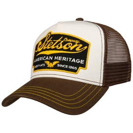 Stetson Trucker Cap American Heritage, brun/creme