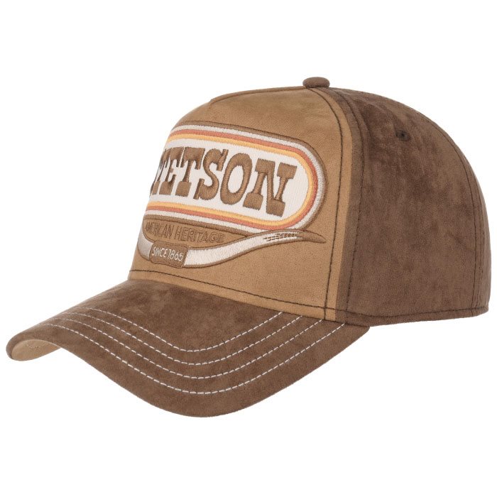 Stetson Trucker cap Buffalo Horn, brun