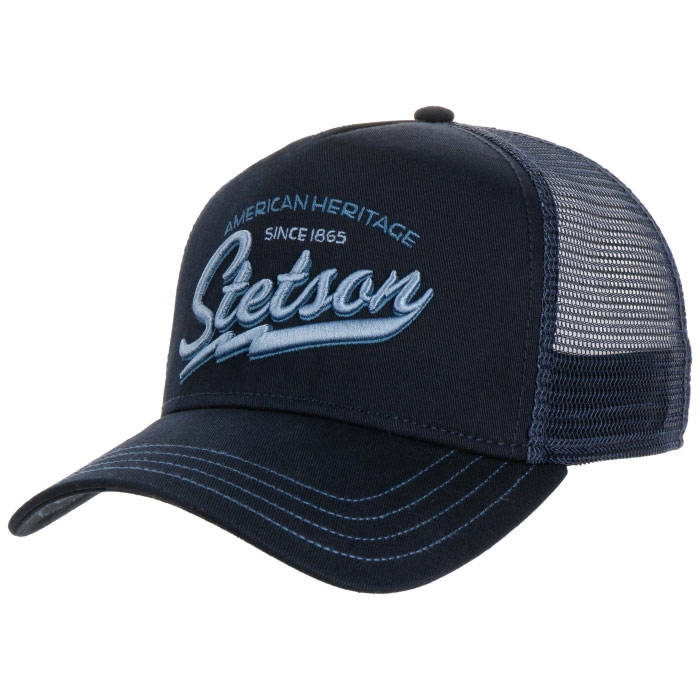 Stetson Trucker Cap American Heritage, navy - Baseball cap, kasket