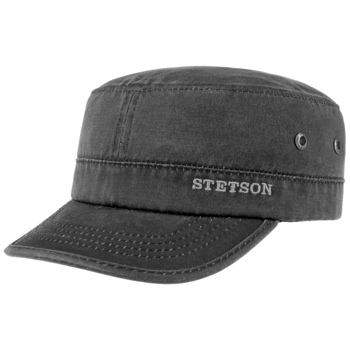 Billede af Stetson Army Cap UPF40+, black - Sixpence