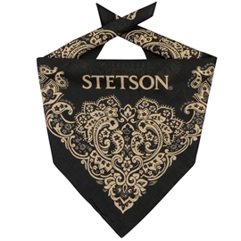 Stetson Paisley Bandana, black