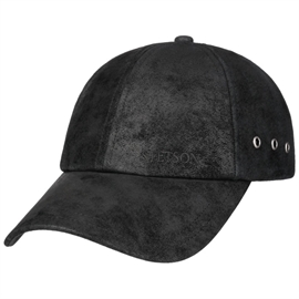 Stetson Baseball Cap Pigskin, rustic black