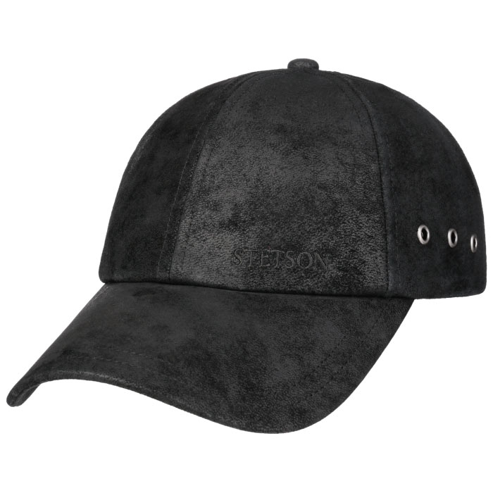 Stetson Baseball Cap Pigskin, rustic black