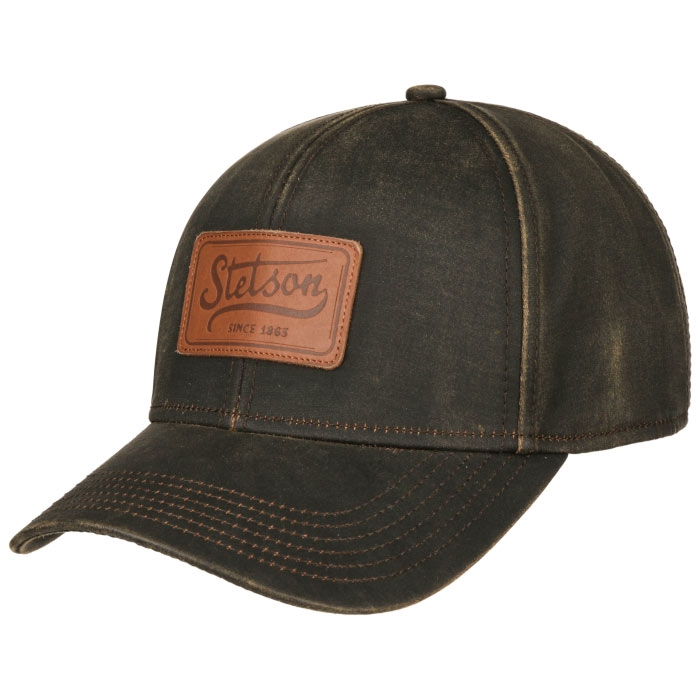 Stetson Baseball Cap Rustic Leather Patch UPF80+