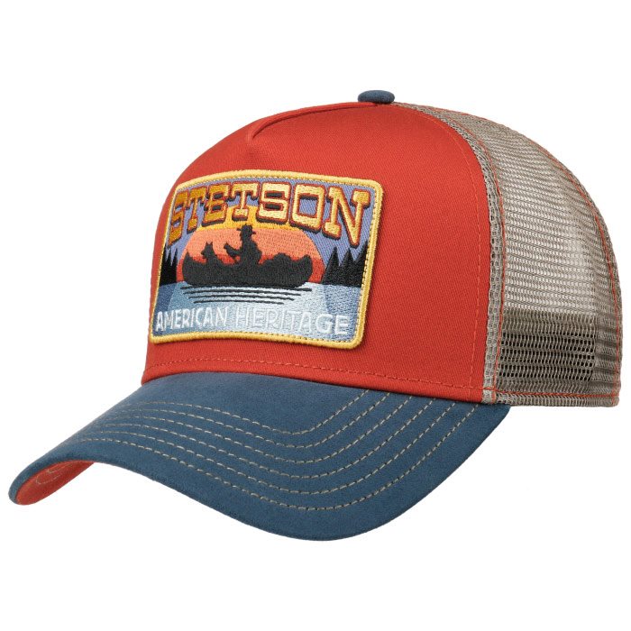 Stetson Trucker Cap American Heritage canoe