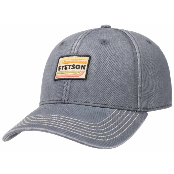 Stetson Baseball Cap Cotton UPF40+, grå