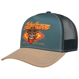 Stetson Trucker Cap Cowboy Skull, blå