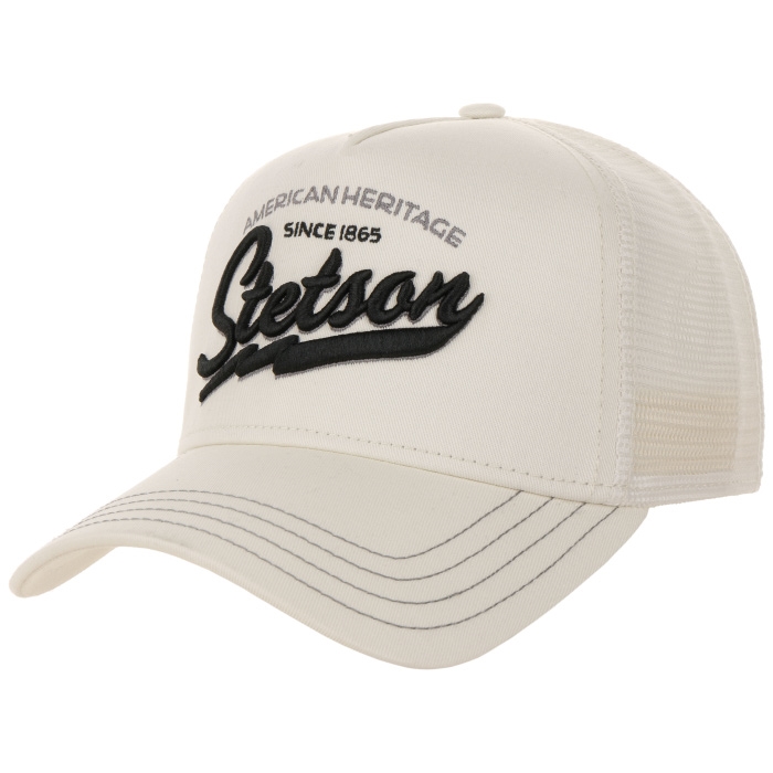 Stetson Trucker Cap American Heritage, white