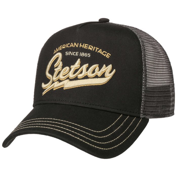 Stetson Trucker Cap American Heritage, black