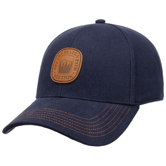 Billede af Stetson Baseball Cap "Off the beaten path", navy - Baseball cap, kasket