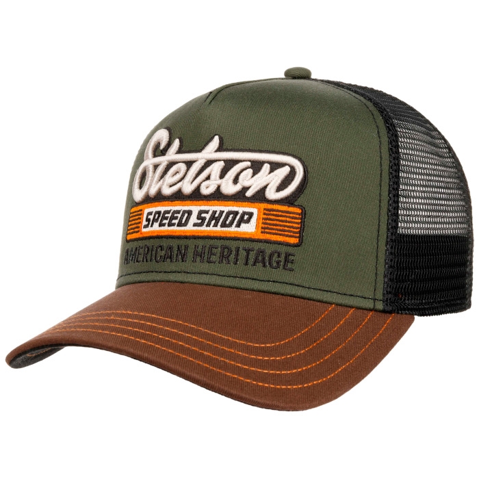 Stetson Trucker Cap Speed Shop m/, grøn