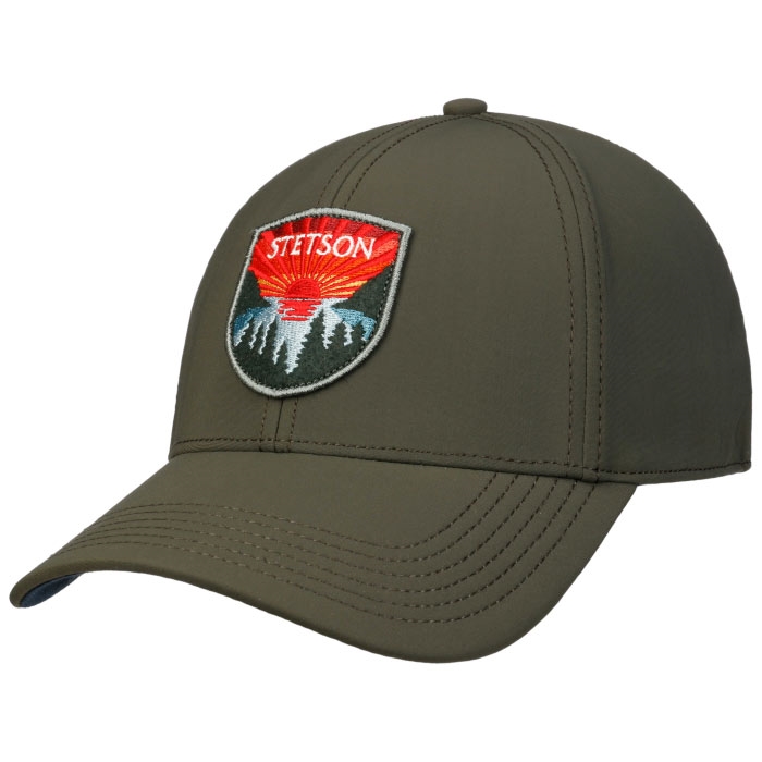 Billede af Stetson Sunset Windproof cap UPF40+, olivengrøn - Baseball cap, kasket