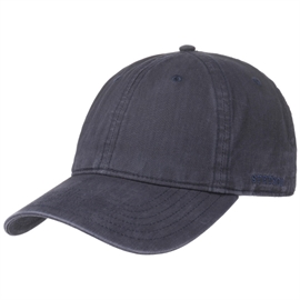 Stetson Baseball Cap Delave Organic cotton, navy