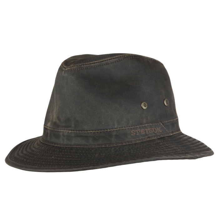 Stetson Traveller hat UPF80+, mørkebrun-S - Hat