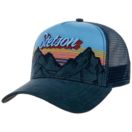 Stetson Trucker Cap Mountains, blue