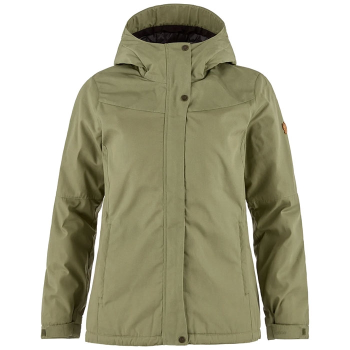 Fjällräven Stina Padded Jacket Kvinder / Damer-green-L - Vinterjakker