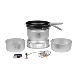 Trangia stormkøkken 25-3 UL Alu/Nonstik med gasbrænder, 3-4 pers.