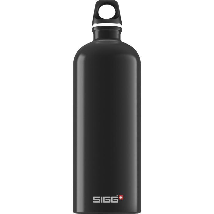 Sigg Water Bottle Traveller 1 L, black