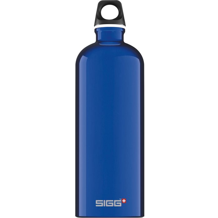 Sigg Water Bottle Traveller 1 L, dark blue - Drikkeflasker /-dunk