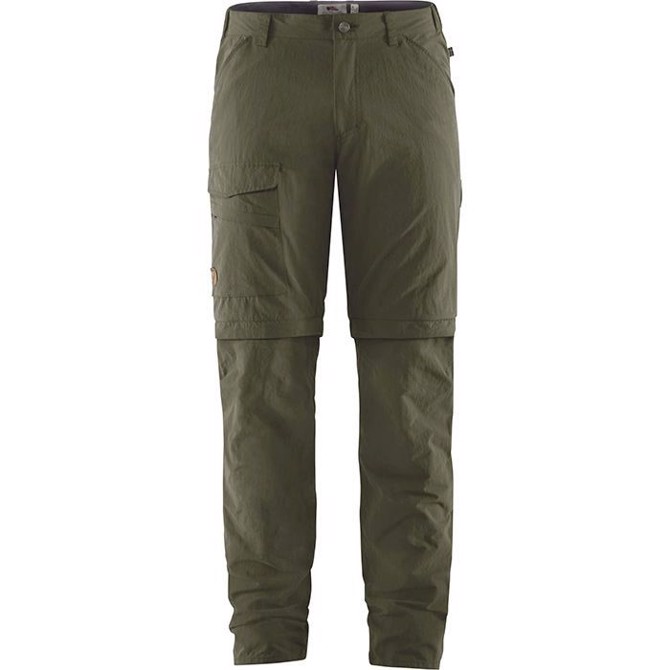 Fjällräven Travellers MT Zip-Off Men-laurel green-56 - Bukser