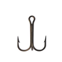 Mustad trekrog 35647 bruneret, 25 stk.