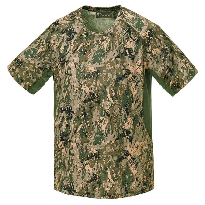Pinewood Ramsey Coolmax T-Shirt, camo sphere-M - T-Shirt, Polo-shirt