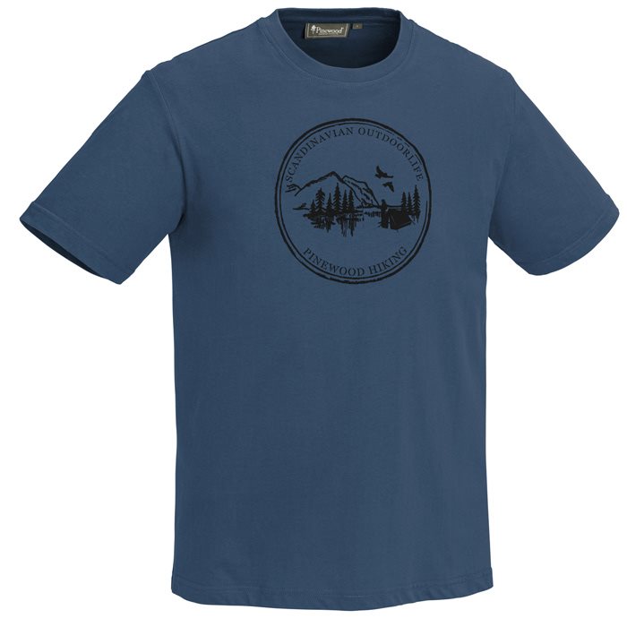 Pinewood T-Shirt Camp, aqua blue-M