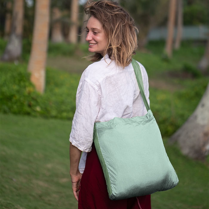 Ticket To The Moon Eco Bag Large 30L-mint / jade green – Hverdagstasker