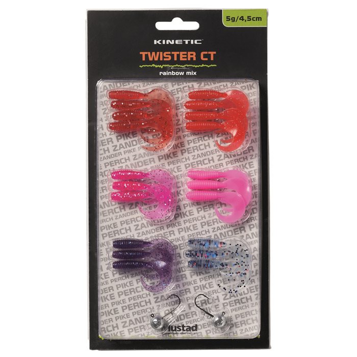 Se Kinetic Twister CT sortiment, 5g/4,5cm - Sortimenter hos Outdoornu.dk