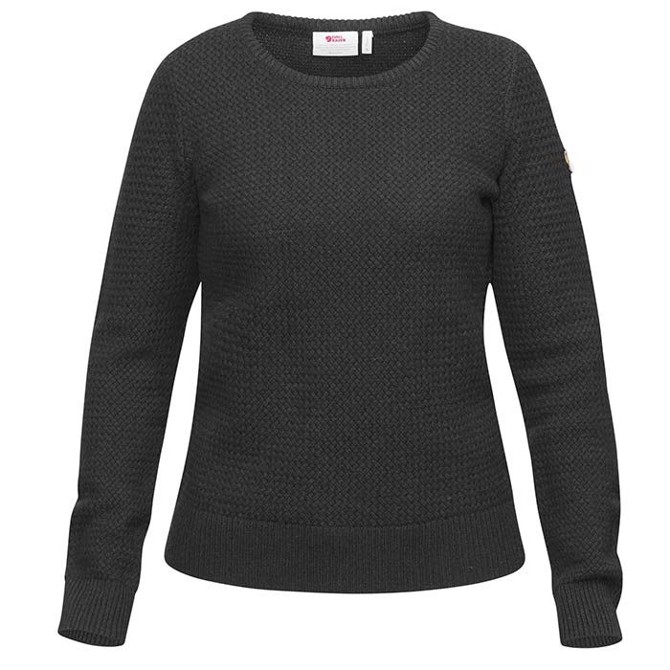 Fjällräven Övik Structure Sweater Women-dark grey