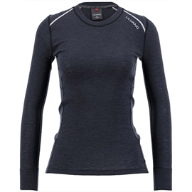 Ulvang Warm Rav 100% Round Neck Women, black/granit