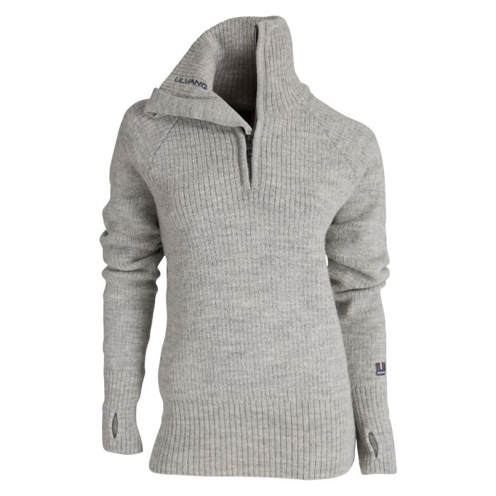 Billede af Ulvang Vegard Half-Zip Women 100% norsk uld, nature melange - Trøjer