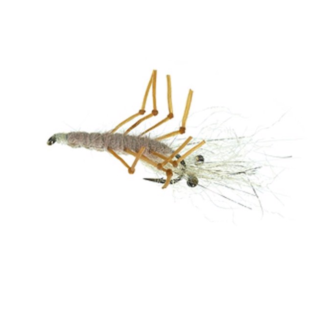 Unique Flies Honey shrimp tan, kystflue