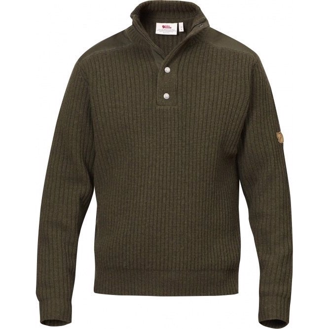 Fjällräven Värmland Tneck Sweater Men-dark olive