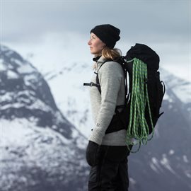 Ulvang Vegard Half-Zip Women 100% norsk uld, nature melange