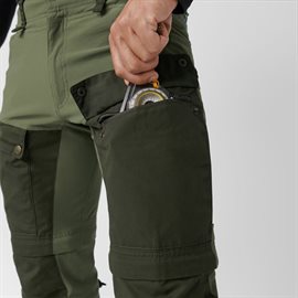 Fjällräven Keb Gaiter Trousers Men Long, deep forest/laurel green